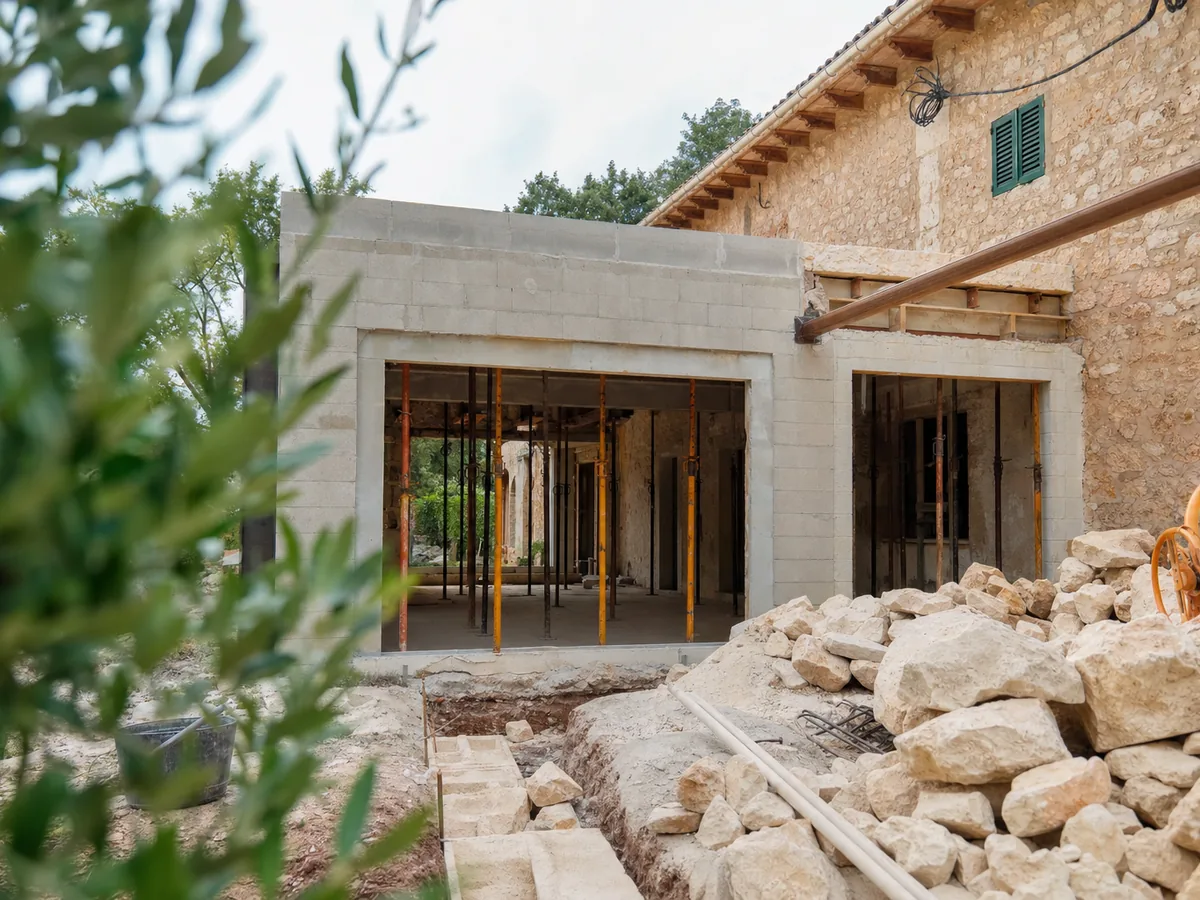 Home extension in Mallorca — Armalutx Construction guide