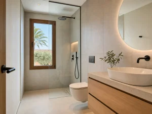 Bathroom renovation in Mallorca by Construcciones Armalutx