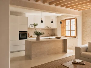 Kitchen renovation in Mallorca by Construcciones Armalutx