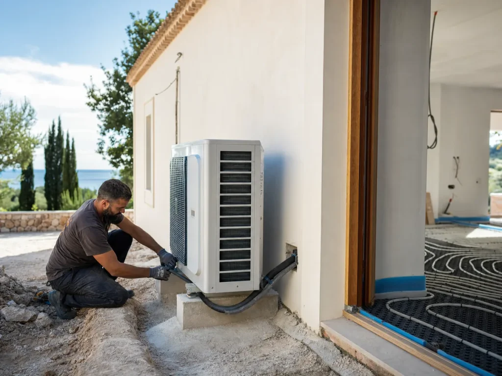 Aerotermia en Mallorca — guía de Construcciones Armalutx