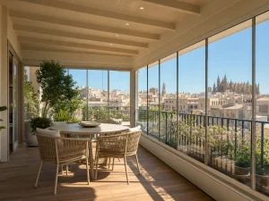 Enclosing a terrace in Mallorca — a guide by Construcciones Armalutx