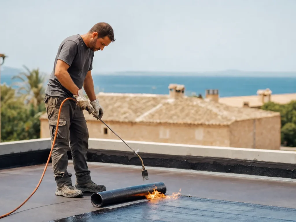 Impermeabilización de terrazas en Mallorca en Construcciones Armalutx